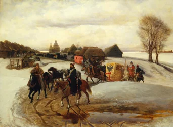 The Spring Pilgrimage of the Tsarina, under Tsar Alexis Mikhailovich